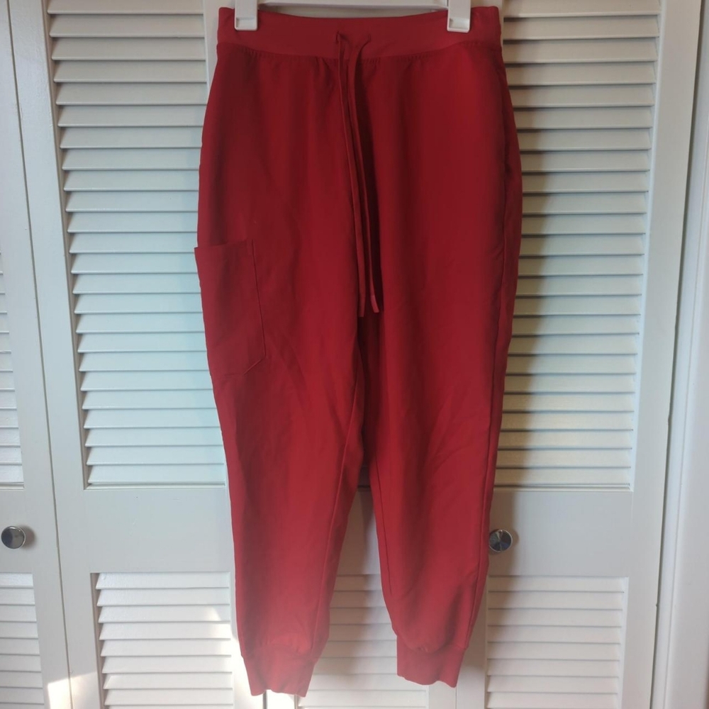 Red Mandala Scrub Pants